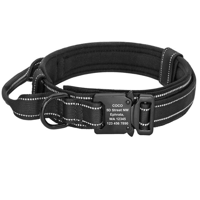 Reflective Nylon Dog Collar – Adjustable