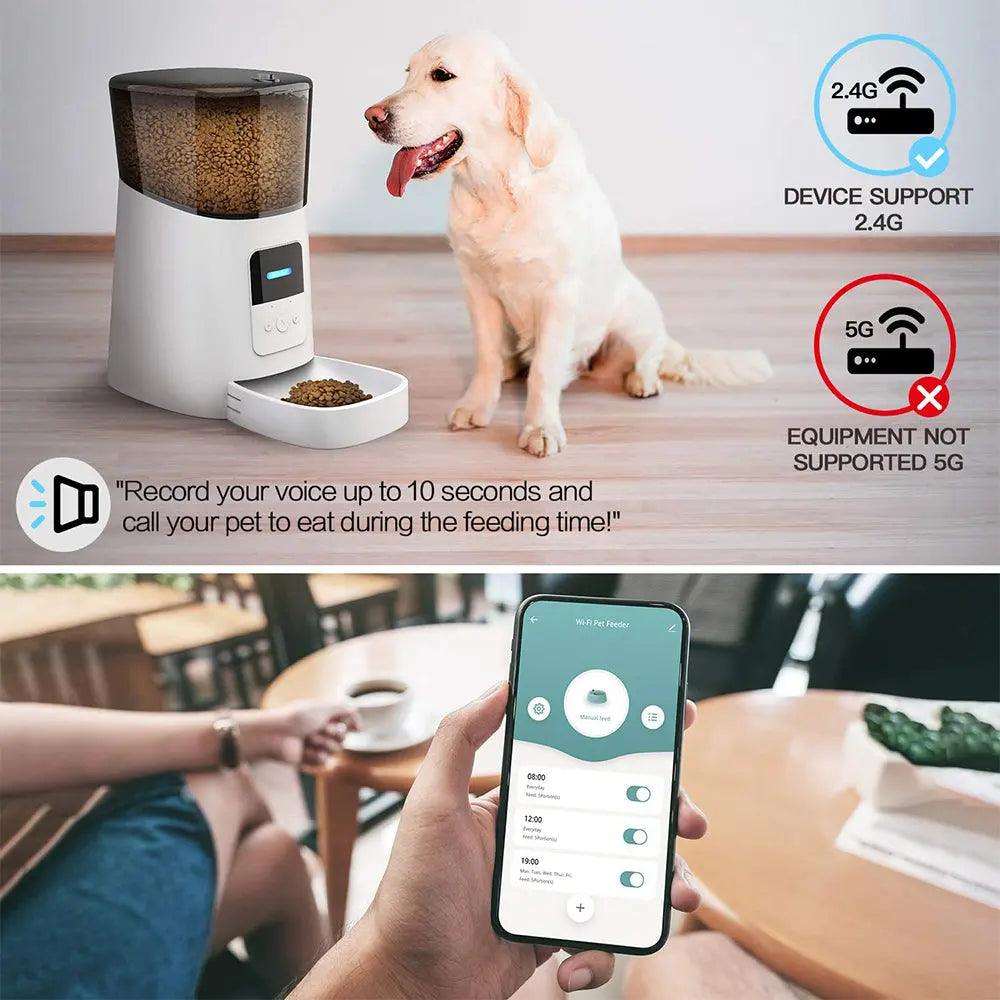 WiFi Smart Automatic Pet Feeder – 6L