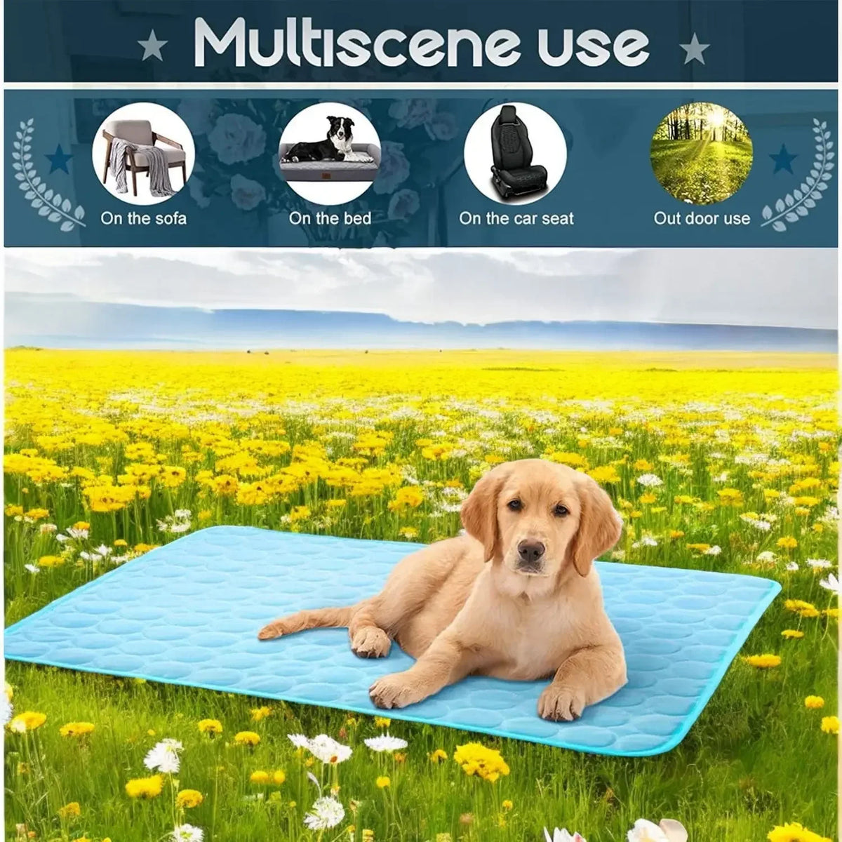 Nonor dog cooling mat close-up