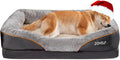 Orthopedic memory foam dog bed