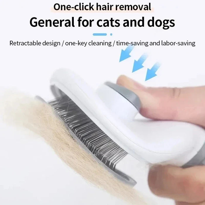 Self-Cleaning Dog Grooming Brush