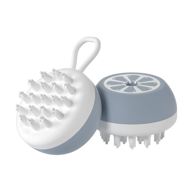Silicone pet bath and massage brush additional detail