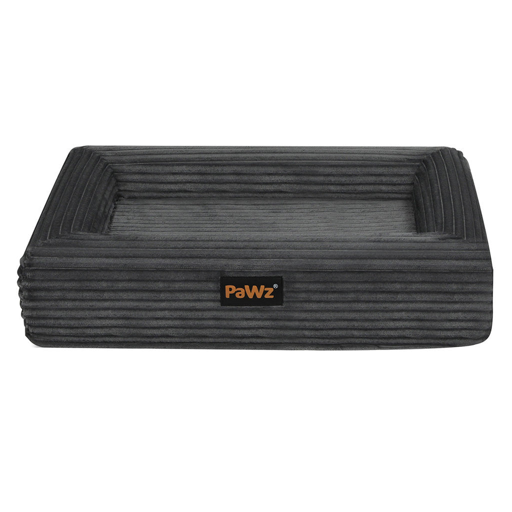 PaWz orthopedic dog bed large grey