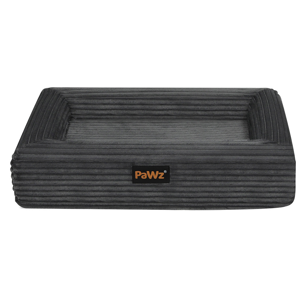 PaWz orthopedic dog bed large grey