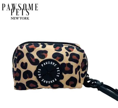 Leopard Dog Waste Bag Holder